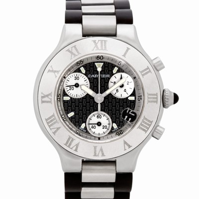 Cartier w10172t2 Chronoscaph 21 Quartz Unisex Stainless Steel