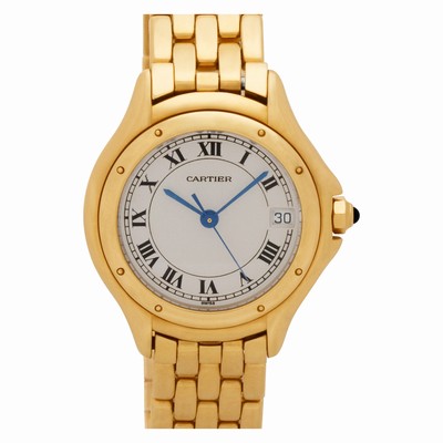 Cartier 887906 Cougar Quartz Female 18k yellow gold