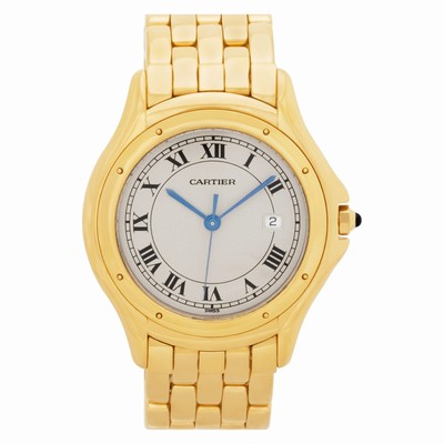 Cartier 887920 Cougar Quartz Unisex 18k yellow gold