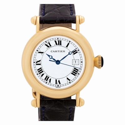 Cartier 1420 0 Diabolo Quartz Unisex 18k yellow gold