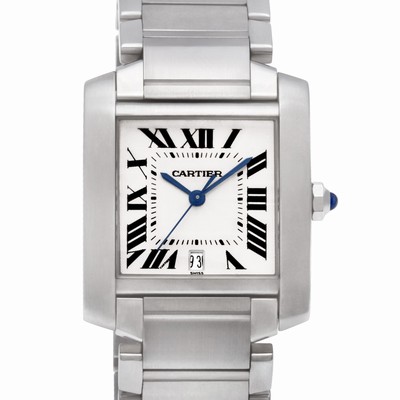 Cartier W51002q3 Tank Francaise Automatic Male Stainless Steel