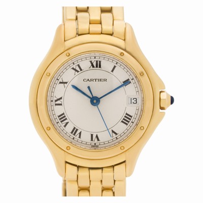 Cartier 117000R Cougar Quartz Female 18k yellow gold