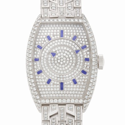 Franck Muller 5850 DBMYSDFHWGW Master of Complication Automatic Male 18k White Gold
