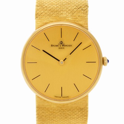 Baume & Mercier 35110 Classic Manual Male 18k Yellow Gold