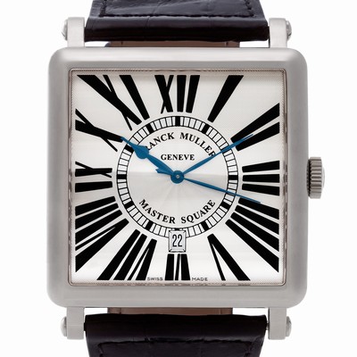 Franck Muller 6000 K SC Master Square Automatic Male 18k White Gold