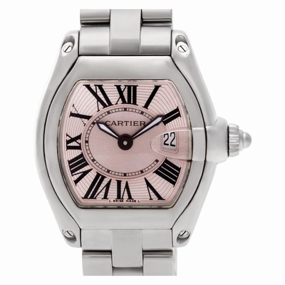 Cartier 2675 Roadster Quartz Female Stainless Steel