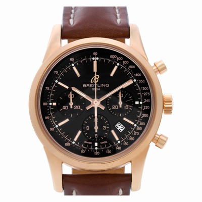 Breitling RB0152 Transocean Chronograph Automatic Male 18k rose gold