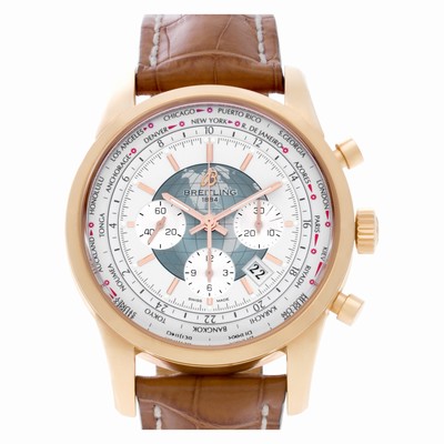 Breitling RB0510 Transocean Chronograph Automatic Male 18k rose gold