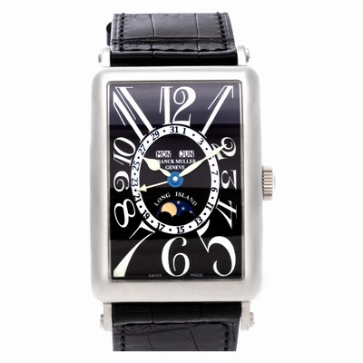 Franck Muller 1200 MC L Long Island Automatic Male 18k White Gold