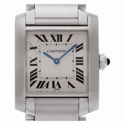 Cartier 2301 Tank Francaise Quartz Female Stainless Steel