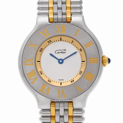 Cartier W10072F4 Must 21 Quartz Unisex Stainless Steel