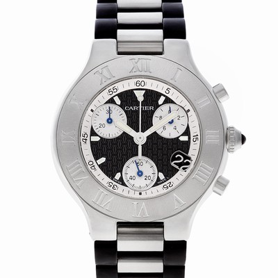 Cartier w10125u2 Chronoscaph 21 Quartz Unisex Stainless Steel