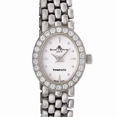 Baume & Mercier MX000M7L Geneve Quartz Female 14k White Gold