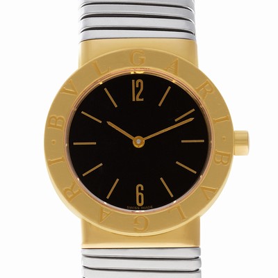 Bvlgari BB302T Tubogas Quartz Male 18k yellow gold