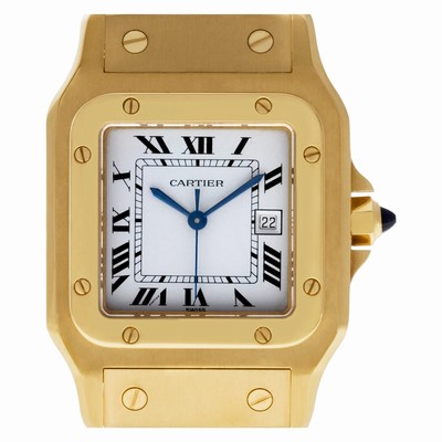 Cartier 887901 Santos Automatic Unisex 18k yellow gold