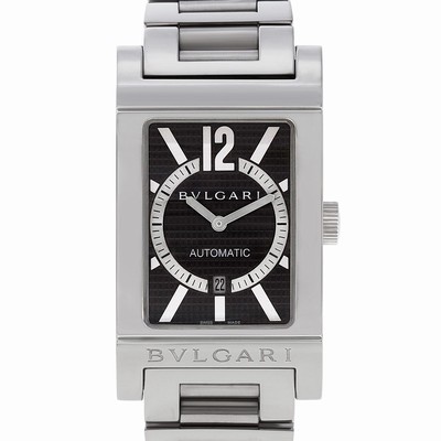 Bvlgari RT 45 S Rettangolo Automatic Unisex Stainless Steel