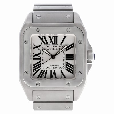 Cartier W200737G Santos 100 Automatic Unisex Stainless Steel