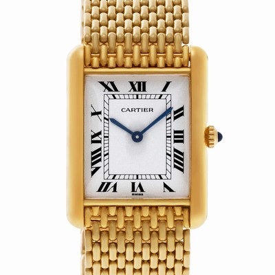 Cartier Cartier 2078 Tank Quartz Unisex 18k yellow gold