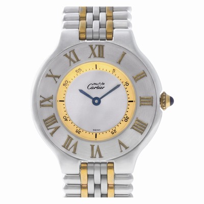 Cartier 1330 Must 21 Quartz Unisex Stainless Steel