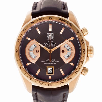 Tag Heuer CAV514B.FC8171 Grand Carrera Automatic Male 18k rose gold
