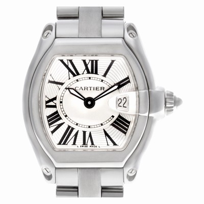 Cartier 2675 Roadster Quartz Female Stainless Steel
