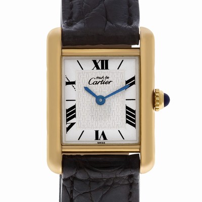 Cartier CC301806 Tank Quartz Female Vermeil