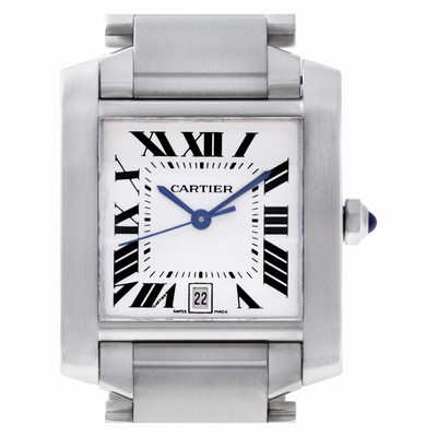 Cartier w51002q3 Tank Francaise Automatic Male Stainless Steel