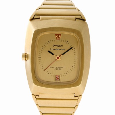Omega 196.005 Constellation Quartz Male 18k yellow gold