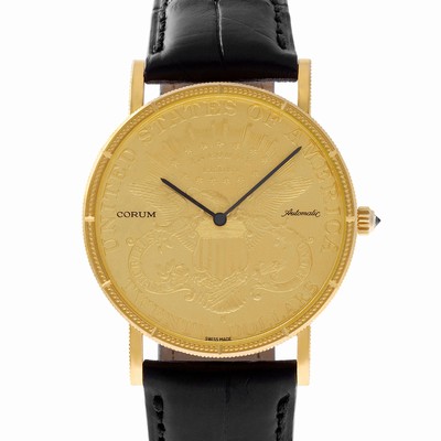 Corum 1900 $20 Coin Automatic Unisex 18k yellow gold