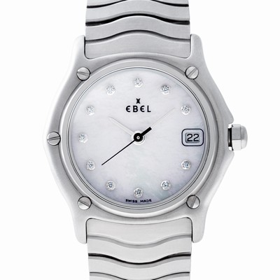 Ebel 9087121 Classic Wave Quartz Female Stainless Steel