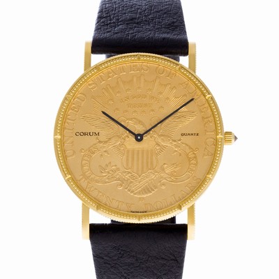 Corum CT32892 $20 Coin Quartz Male 18k Yellow Gold