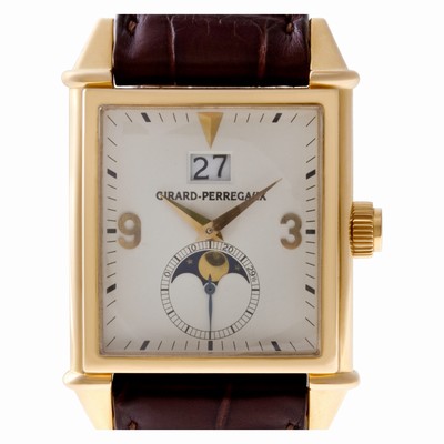 Girard Perregaux 25800-52-851-BA6D Vintage 1945 Automatic Male 18k Pink Gold