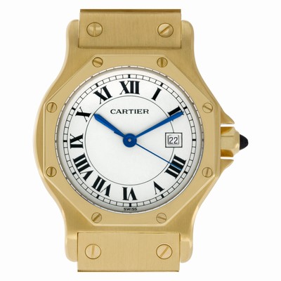 Cartier Cartier 1048 Santos Automatic Unisex 18k yellow gold