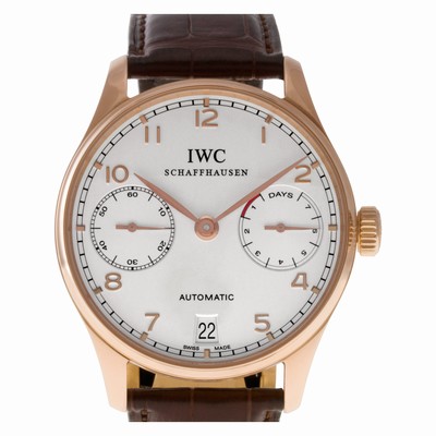 IWC IW500113 Portuguese Automatic Male 18k rose gold