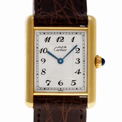 Cartier 590005 Tank Vermeil Quartz Female Vermeil