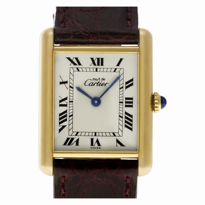 Cartier 60029 Tank Vermeil Manual Female Vermeil