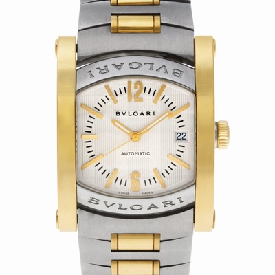 Bvlgari AA44SG Assioma Automatic Male 18k gold & Stainless Steel