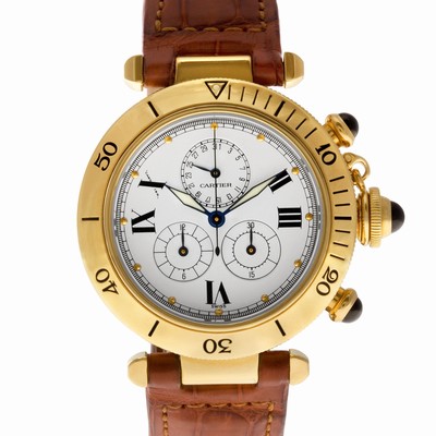 Cartier 1353 Pasha 35 Quartz Unisex 18k yellow gold