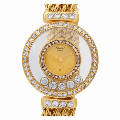 Chopard SG4012 Happy Diamond Quartz Female 18k Yellow Gold