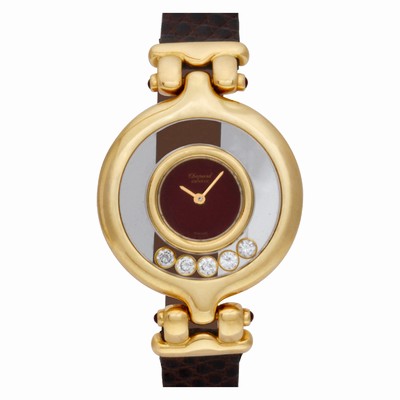 Chopard 4101 Happy Diamond Quartz Female 18k yellow gold