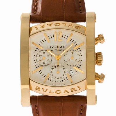 Bvlgari AA44GCH Assioma Automatic Male 18k yellow gold
