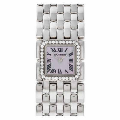 Cartier WG3002T8 Ruban Quartz Female 18k White Gold