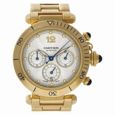 Cartier 2111 Pasha 38 Automatic Male 18k yellow gold