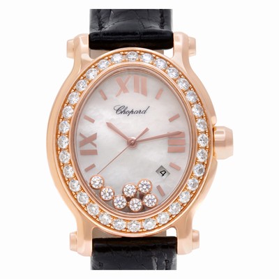 Chopard 275350 Happy Sport Quartz Female 18k rose gold