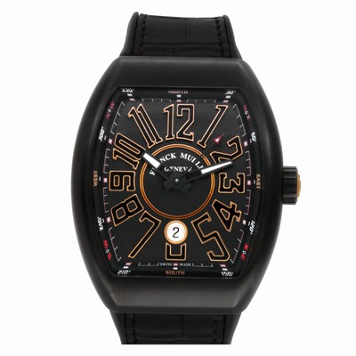 Franck Muller V 45 SC DT NR BR Vanguard Automatic Male Black Titanium