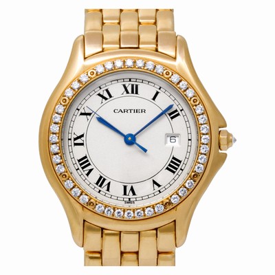 Cartier 887905 Cougar Quartz Unisex 18k yellow gold