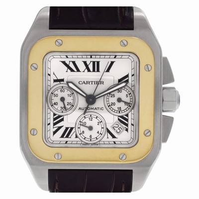 Cartier W20091X7 Santos 100 Automatic Male Stainless Steel