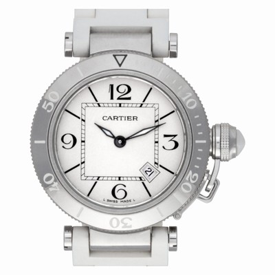 Cartier 3025 Pasha Seatimer Quartz Female Stainless Steel