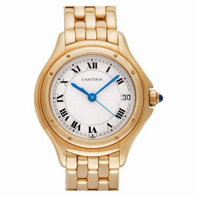Cartier 00586 Cougar Quartz Female 18k yellow gold