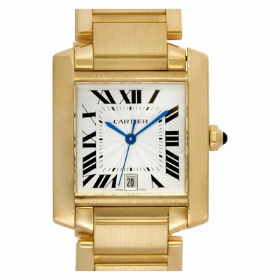 Cartier W50001R2 Tank Francaise Automatic Unisex 18k yellow gold